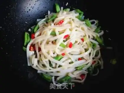 Make Dragon bean horned rice peel step 8