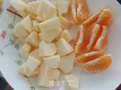 Make pineapple boat fruit salad step 7