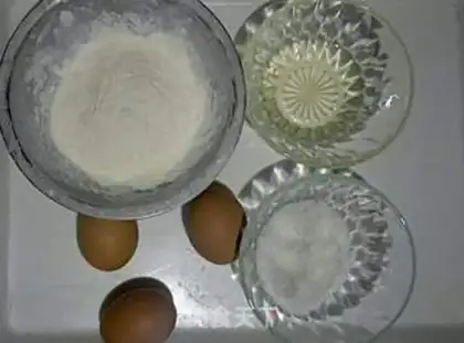 Make No water cake step 0