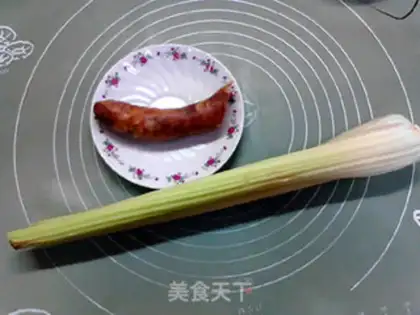 Make Celery, scrawny sausage step 0