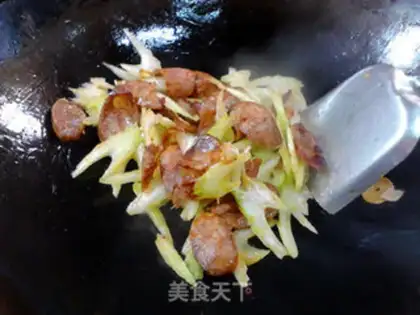 Make Celery, scrawny sausage step 10