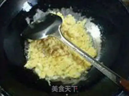 Make Cricket eggs fried old tofu step 8