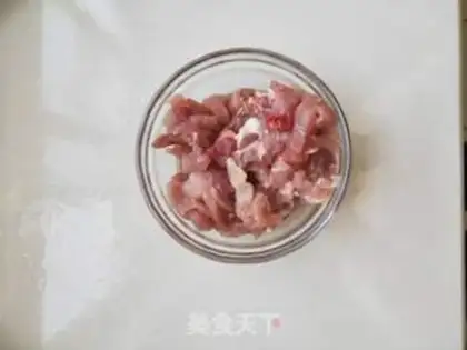Make Meat and garlic step 1