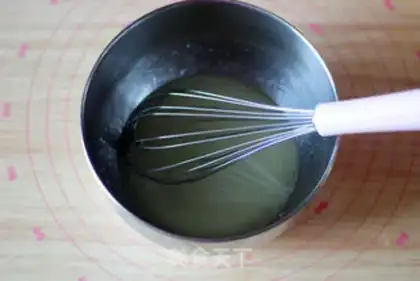 Make Milky black cake step 1