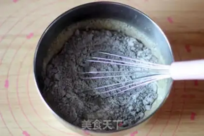 Make Milky black cake step 3