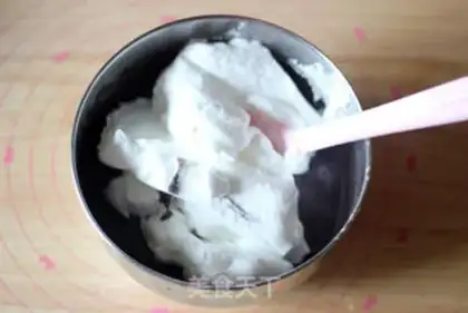 Make Milky black cake step 7