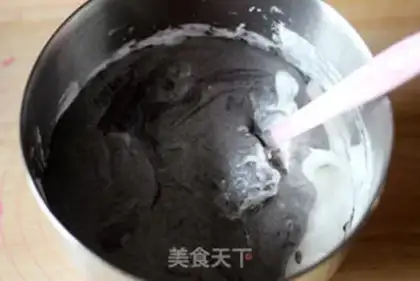 Make Milky black cake step 8