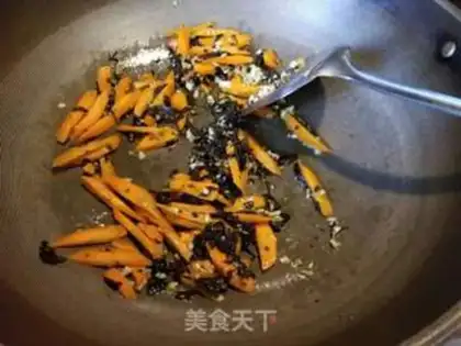 Make Olive food, four season beans step 4