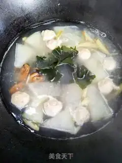 Make Poo-gut shrimp-ball seaweed soup step 6