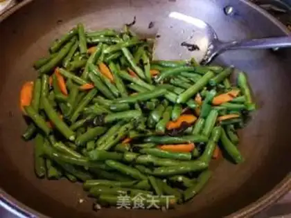 Make Olive food, four season beans step 5