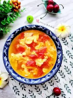 Make Tomatoes, eggnut soup step 10