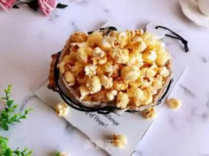 Make Caramel popcorn step 8