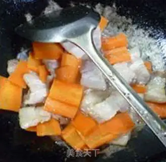 Make Carrot and white meat step 9