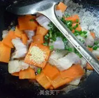 Make Carrot and white meat step 10