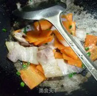 Make Carrot and white meat step 11