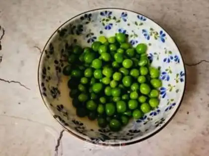 Make Peas and rice step 0