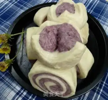 Make Double-coloured buns step 6