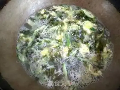 Make Shrimp pickles and egg soup step 5