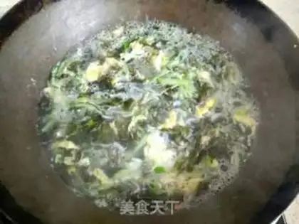 Make Shrimp pickles and egg soup step 6