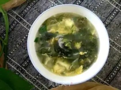 Make Shrimp pickles and egg soup step 7
