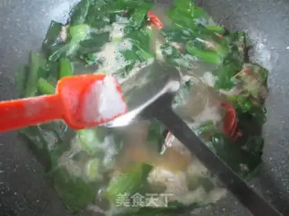 Make Crab wide powder step 9