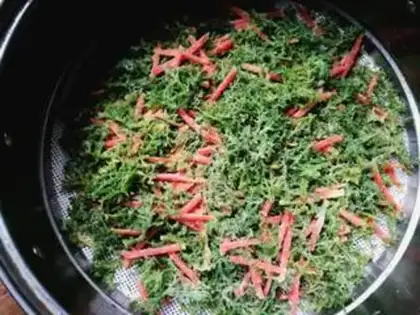 Make Mimi artemisinin carrots, double steam step 7