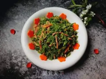 Make Mimi artemisinin carrots, double steam step 9