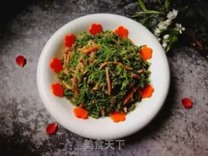 Make Mimi artemisinin carrots, double steam step 10