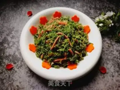 Make Mimi artemisinin carrots, double steam step 11