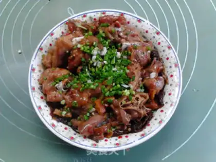 Make Swingy mushroom steam chicken step 16