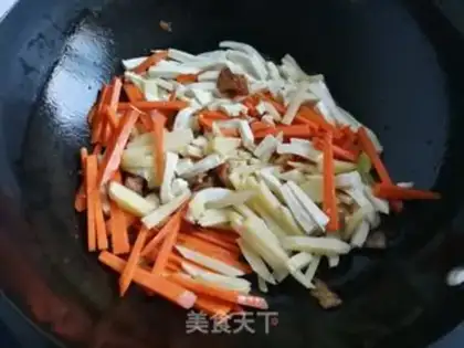 Make A cabbage with powder step 4
