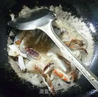 Make Creamed crabs step 6