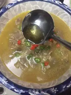 Make Sour soup, fat cow step 16