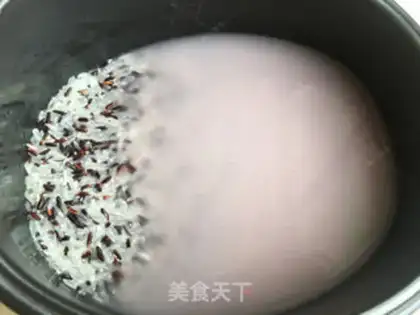 Make Purple rice step 1