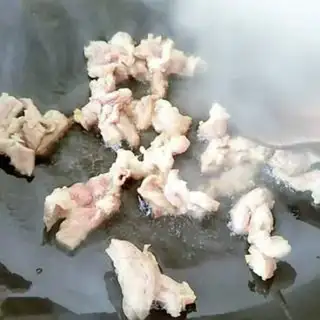 Make Mustard head fried meat step 5