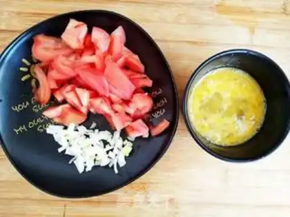 Make Homemade eggplant noodles step 0
