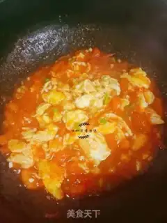 Make Tomato fried eggs step 6