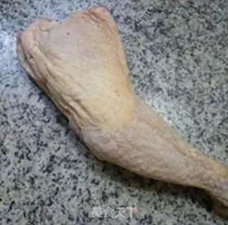 Make Pumpkin with chicken legs step 1