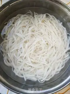 Make Homemade eggplant noodles step 11