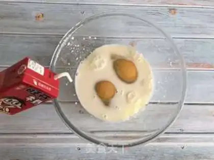 Make Creamless cream and eggs step 3