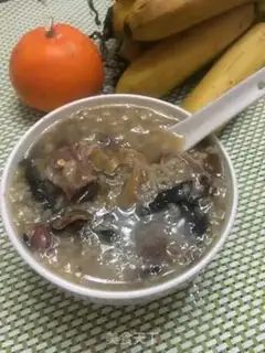 Make Porridge of salty pork step 14