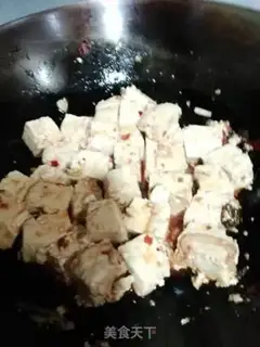 Make Homemade spicy tofu step 6