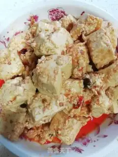 Make Homemade spicy tofu step 7