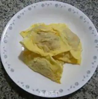 Make Egg dumplings step 1