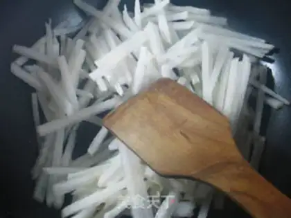 Make Tofu dryed the radish step 2