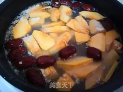 Make Porridge of rice palms step 3