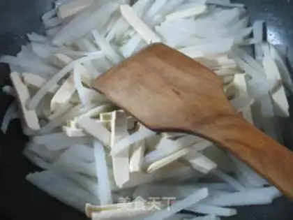 Make Tofu dryed the radish step 5