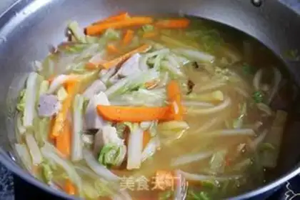 Make Cabbage carrot potato soup step 5