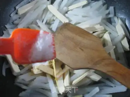 Make Tofu dryed the radish step 9