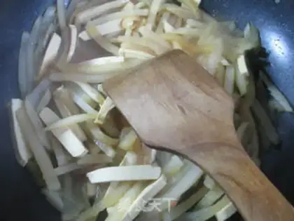 Make Tofu dryed the radish step 10
